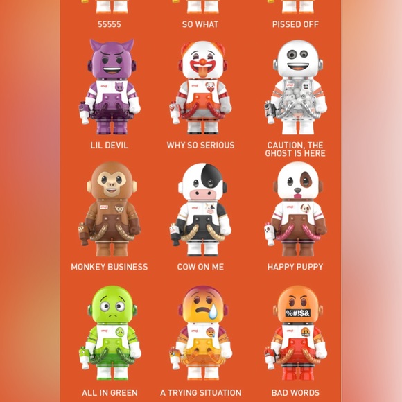 Mega Space Molly Emoji Series Figure-886 - Picture 4 of 5